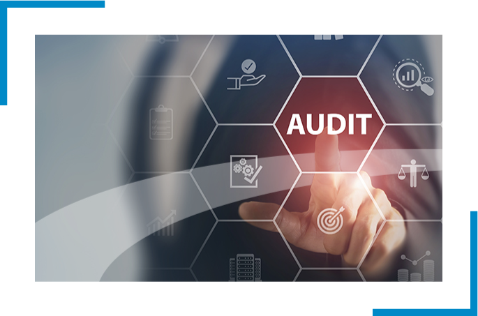 Audit graphic to emphasize red team audit services