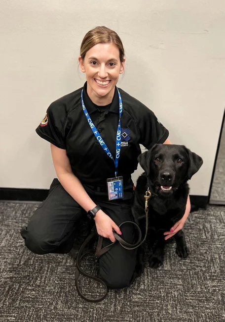 women with canine