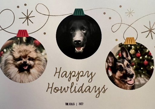 Christmas holiday card